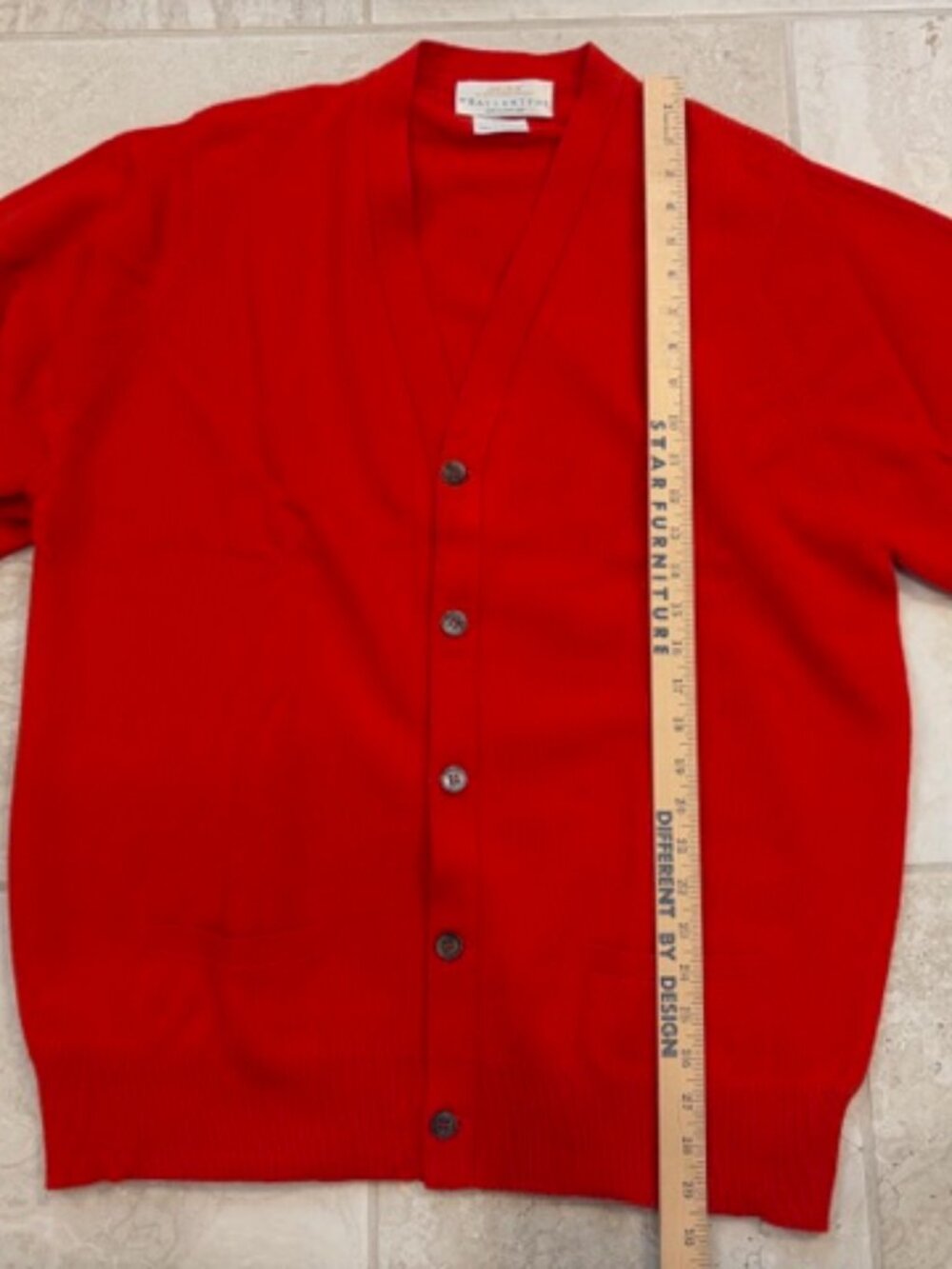 VINTAGE Mens Berk of Burlington Arcade by Ballantyne Cardigan 100% Cashmere RARE - Picture 11 of 11